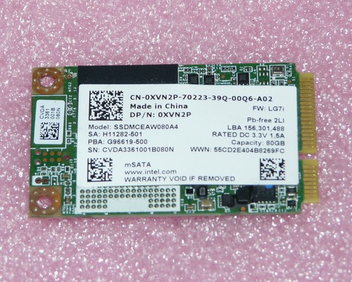 80gb intel ssdmceaw080a4 - intel,