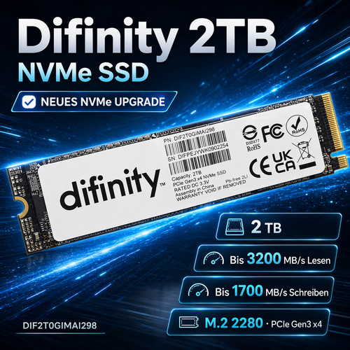 Difinity speed 2000 2tb - 2000, nvme