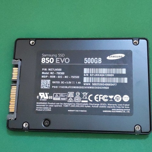 Samsung ssd 850 evo 500 - samsung, gb