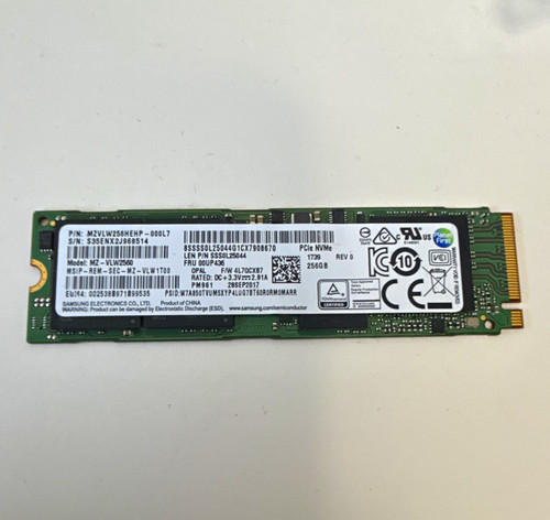 Samsung pm961 256gb 2280 - 256gb, m.2