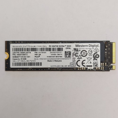Western digital 512gb sn730 - 512gb, pc