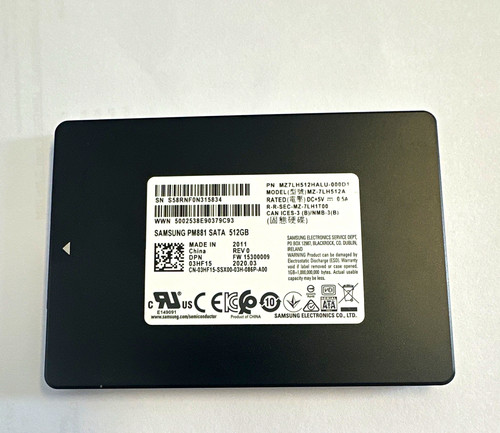 Samsung pm881 512gb - samsung, interne