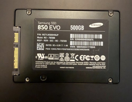 Samsung ssd 850 evo 500gb - samsung,