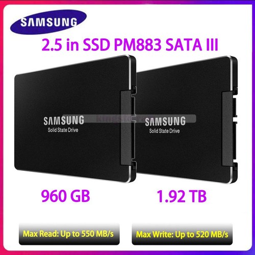 Samsung ssd pm883 960gb 92tb - ssd,