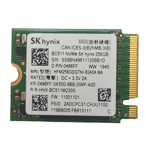 Hynix bc511 256gb - bc511, m.2