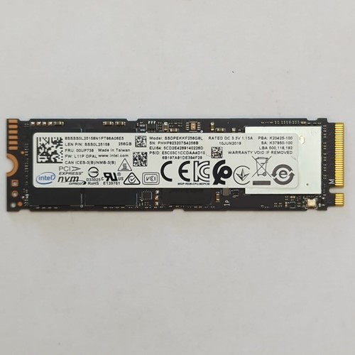 Intel 256gb nvme - 256gb,