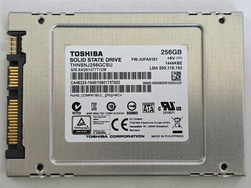 256gb toshiba thnsnj256 sata - 256gb,