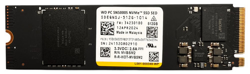 Western digital nvme - digital, 512