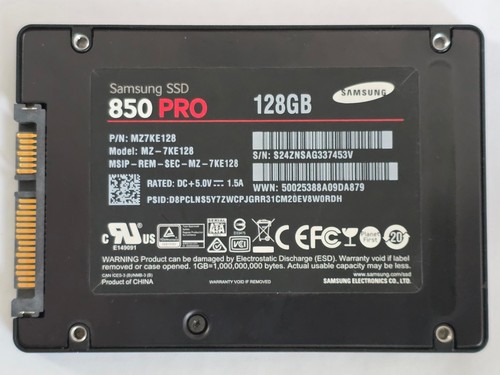 128gb samsung 850 pro - 128gb,