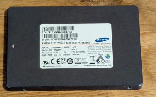Samsung pm851 256gb ssd - samsung,