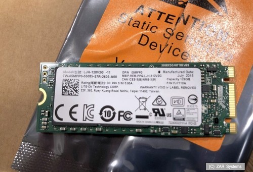 128gb dell 5mfp0 ssd - ssd, m.2