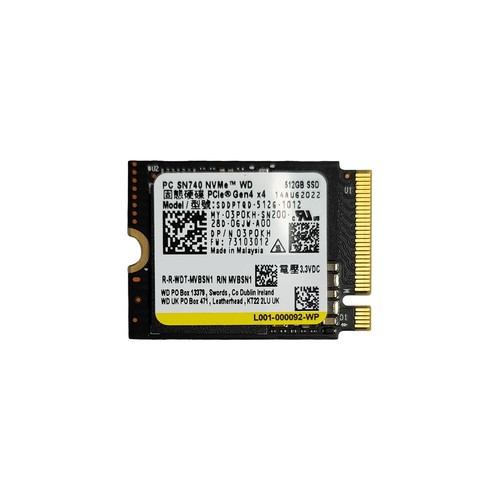 512gb western digital sn740 - western,